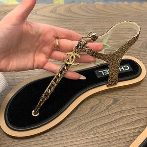 Chanel Sandals with Charm